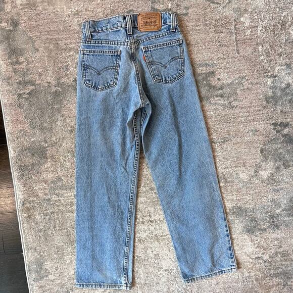 Vintage Levis' 562 Loose Fit Regular Orange Tab Jeans 10 - Picture 7 of 11
